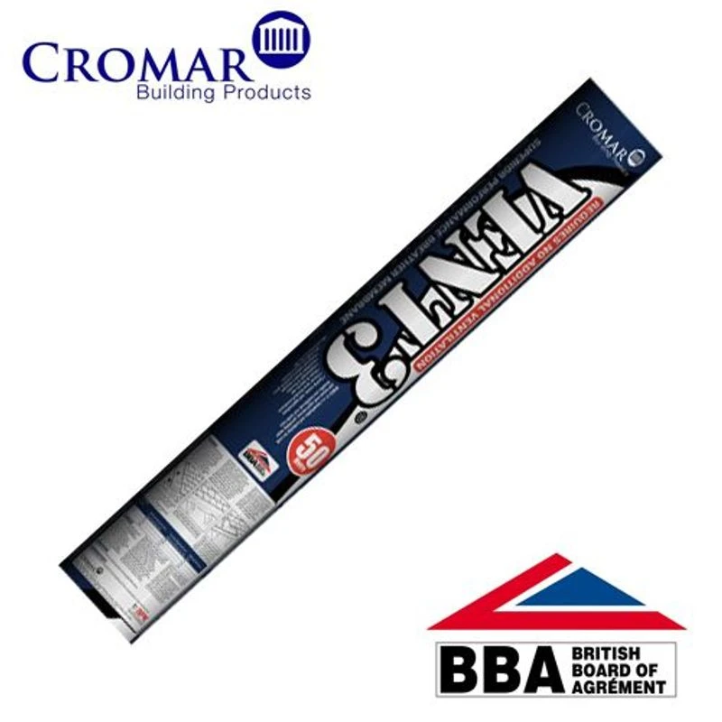 Breather Membrane Felt Underlay Cromar Vent 3 - 50m X 1m Roll 4 Breather Membrane Felt Underlay Cromar Vent 3 - 50m X 1m Roll - Image 2