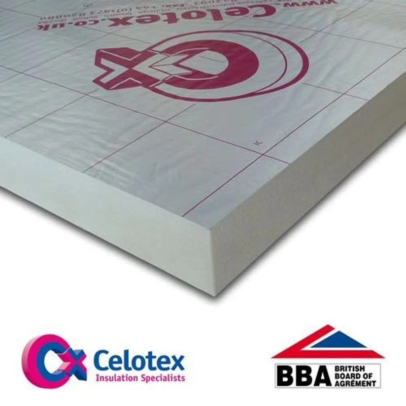 Celotex CW4100 Cavity Wall Insulation Board 1200m X 450 X 100mm - 3.24m2 Pack 4 Celotex CW4100 Cavity Wall Insulation Board 1200m X 450 X 100mm - 3.24m2 Pack - Image 2