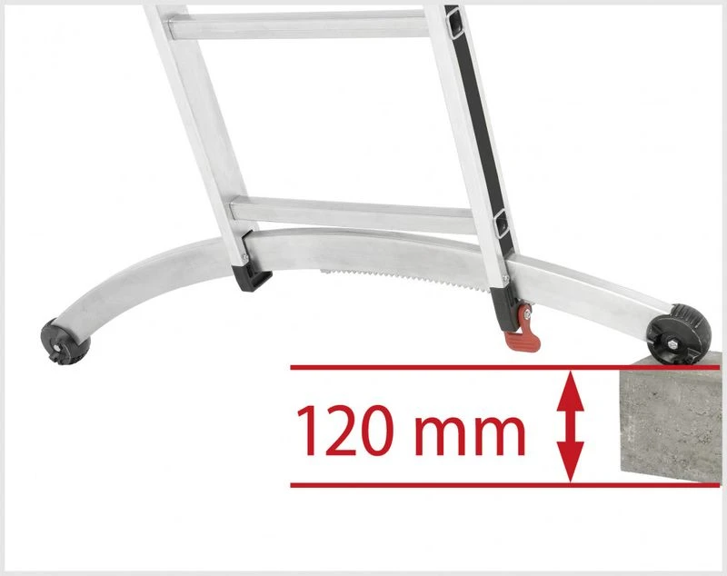 Hymer AluPro 3 Section Black Line Smart Base Combination Ladder 14 Hymer AluPro 3 Section Black Line Smart Base Combination Ladder - Image 12
