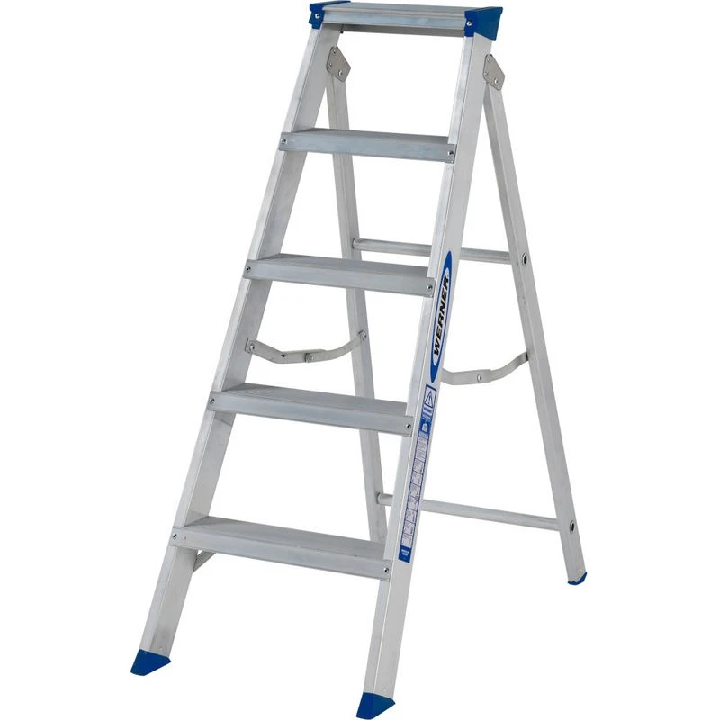 Werner 5 Tread Master Trade Stepladder - BS 2037 EN131 Professional 3 Werner 5 Tread Master Trade Stepladder - BS 2037 EN131 Professional