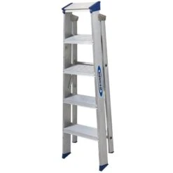 Werner 5 Tread Master Trade Stepladder - BS 2037 EN131 Professional 13 Werner 5 Tread Master Trade Stepladder - BS 2037 EN131 Professional -Insulation Superstore Sales 7140518 pi closed