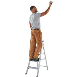 Werner 5 Tread Master Trade Stepladder - BS 2037 EN131 Professional 11 Werner 5 Tread Master Trade Stepladder - BS 2037 EN131 Professional -Insulation Superstore Sales 7140618 ai plasteringmale