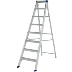 Werner 8 Tread Master Trade Stepladder - BS 2037 EN131 Professional
