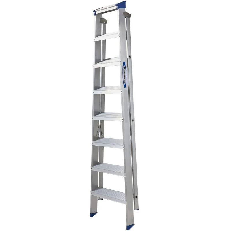 Werner 8 Tread Master Trade Stepladder - BS 2037 EN131 Professional 8 Werner 8 Tread Master Trade Stepladder - BS 2037 EN131 Professional - Image 6