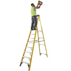 Werner 12 Tread Trade Fibreglass Step Ladder - BS 2037 EN131 Professional 12 Werner 12 Tread Trade Fibreglass Step Ladder - BS 2037 EN131 Professional -Insulation Superstore Sales 7161218 ai nailgunhivismale