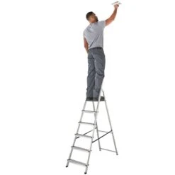 Werner 6 Tread High Handrail Stepladder - EN131 15 Werner 6 Tread High Handrail Stepladder - EN131 -Insulation Superstore Sales 7400618 ai plasteringmale