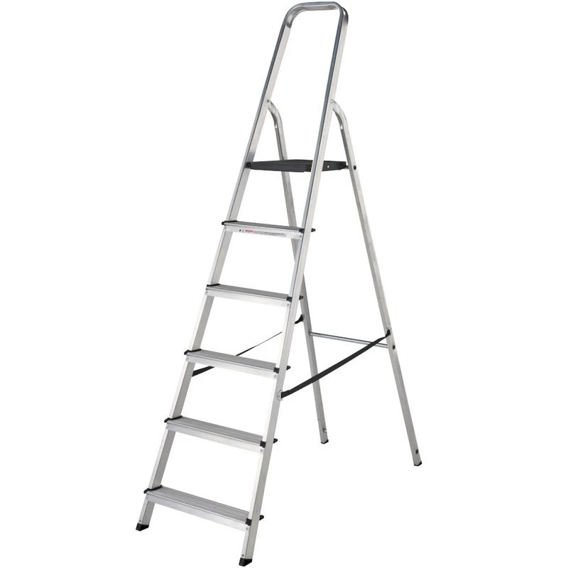 Werner 6 Tread High Handrail Stepladder - EN131 3 Werner 6 Tread High Handrail Stepladder - EN131