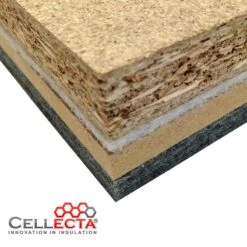 DECKfon Quattro 39 Acoustic Overlay Insulation Board 2.4m X 600mm X 39mm 7 DECKfon Quattro 39 Acoustic Overlay Insulation Board 2.4m X 600mm X 39mm -Insulation Superstore Sales cellecta deckfon quattro acoustic overlay chipboard 41449