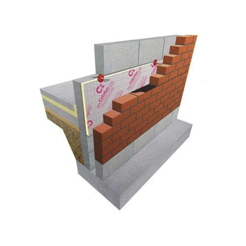 Celotex 40mm Cavity Wall Insulation Board CW4040 1.2m X 450mm - 7.56m2 Pack 4 Celotex 40mm Cavity Wall Insulation Board CW4040 1.2m X 450mm - 7.56m2 Pack - Image 2