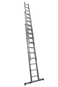 Murdoch Aluminium D Rungs D MAX 3 Section Extension Ladder 15 Murdoch Aluminium D Rungs D MAX 3 Section Extension Ladder -Insulation Superstore Sales dmax ext ladders 3 x triple open
