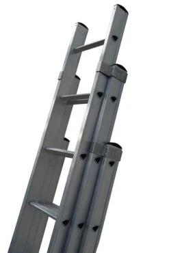 Murdoch Aluminium D Rungs D MAX 3 Section Extension Ladder 16 Murdoch Aluminium D Rungs D MAX 3 Section Extension Ladder -Insulation Superstore Sales dmax ext ladders 3 x triple overlap