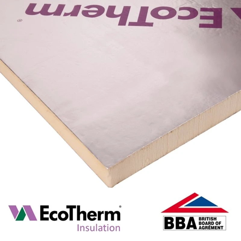EcoTherm Eco-Versal PIR Insulation Board - 2.4m X 1.2m X 90mm 4 EcoTherm Eco-Versal PIR Insulation Board - 2.4m X 1.2m X 90mm - Image 2