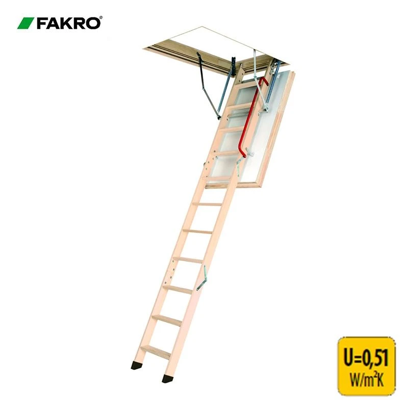 Fakro LWT Highly Energy Efficient Loft Ladder - 70cm X 140cm X 2.8m 4 Fakro LWT Highly Energy Efficient Loft Ladder - 70cm X 140cm X 2.8m - Image 2