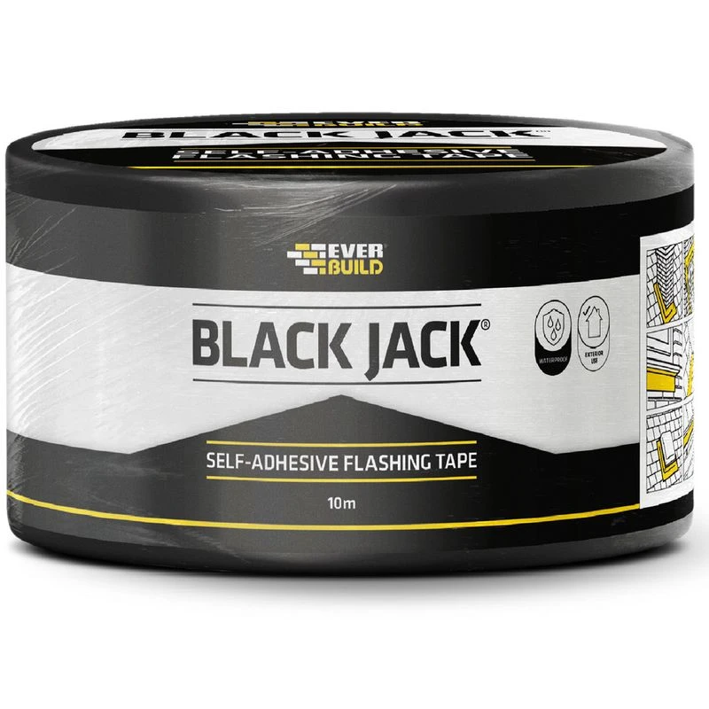 Everbuild Black Jack Waterproof Flashing Tape/Flash Band Trade - 450mm X 10m 3 Everbuild Black Jack Waterproof Flashing Tape/Flash Band Trade - 450mm X 10m