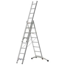 Hymer AluPro 3 Section Black Line Smart Base Combination Ladder