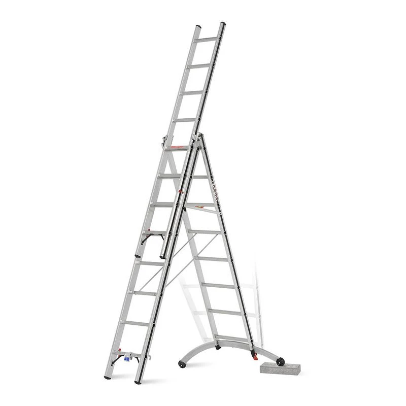 Hymer AluPro 3 Section Black Line Smart Base Combination Ladder 4 Hymer AluPro 3 Section Black Line Smart Base Combination Ladder - Image 2
