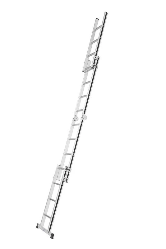 Hymer Black Line Telescopic 4 Section Combination Ladder 1.22m - 4.02m 4 Hymer Black Line Telescopic 4 Section Combination Ladder 1.22m - 4.02m - Image 2