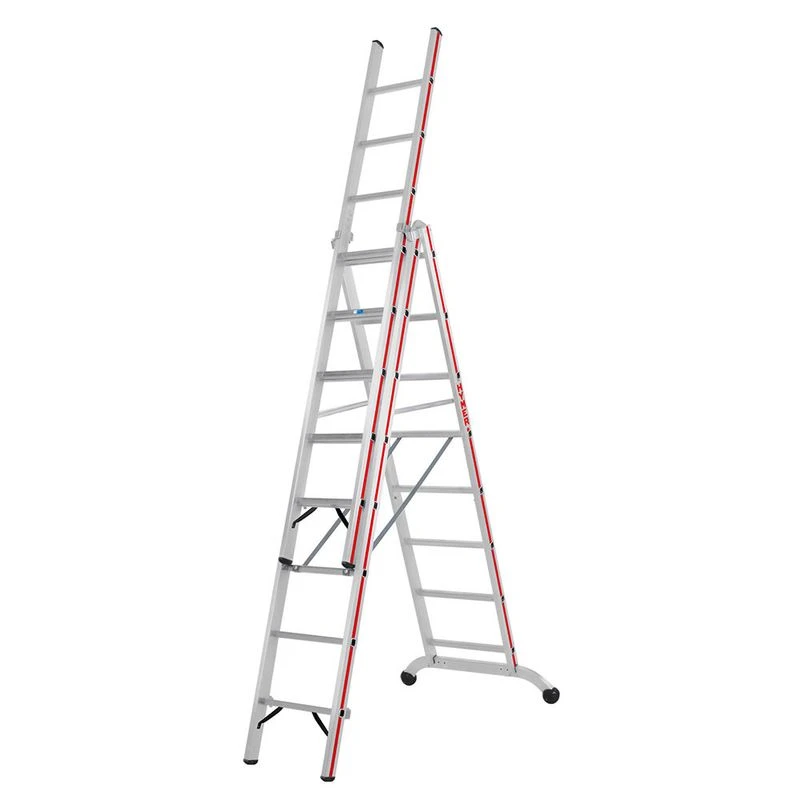 Hymer Red Line Industrial 3 Section Combination Ladder 4 Hymer Red Line Industrial 3 Section Combination Ladder - Image 2