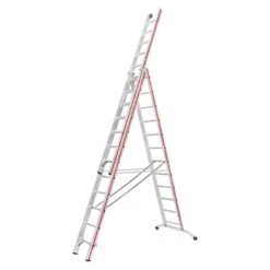 Hymer Red Line Industrial 3 Section Combination Ladder 10 Hymer Red Line Industrial 3 Section Combination Ladder -Insulation Superstore Sales hymer red line industrial 3 section combination ladder 3.63m 8.66m