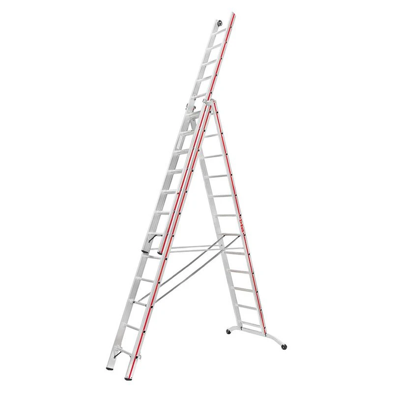 Hymer Red Line Industrial 3 Section Combination Ladder 6 Hymer Red Line Industrial 3 Section Combination Ladder - Image 4