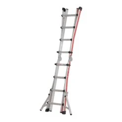 Hymer Red Line Telescopic 4 Section Combination Ladder -Insulation Superstore Sales hymer red line telescopic 4 section combination ladder 4 rungs third