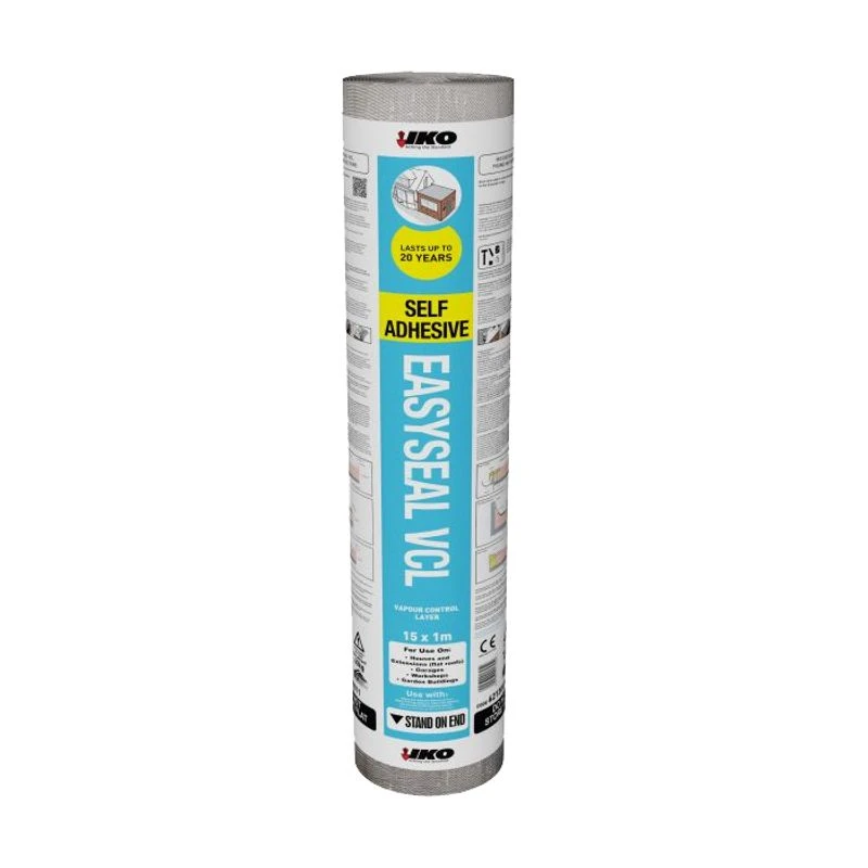 IKO EasySeal Self Adhesive Bitumen Vapour Control Layer - 15m X 1m Roll 3 IKO EasySeal Self Adhesive Bitumen Vapour Control Layer - 15m X 1m Roll