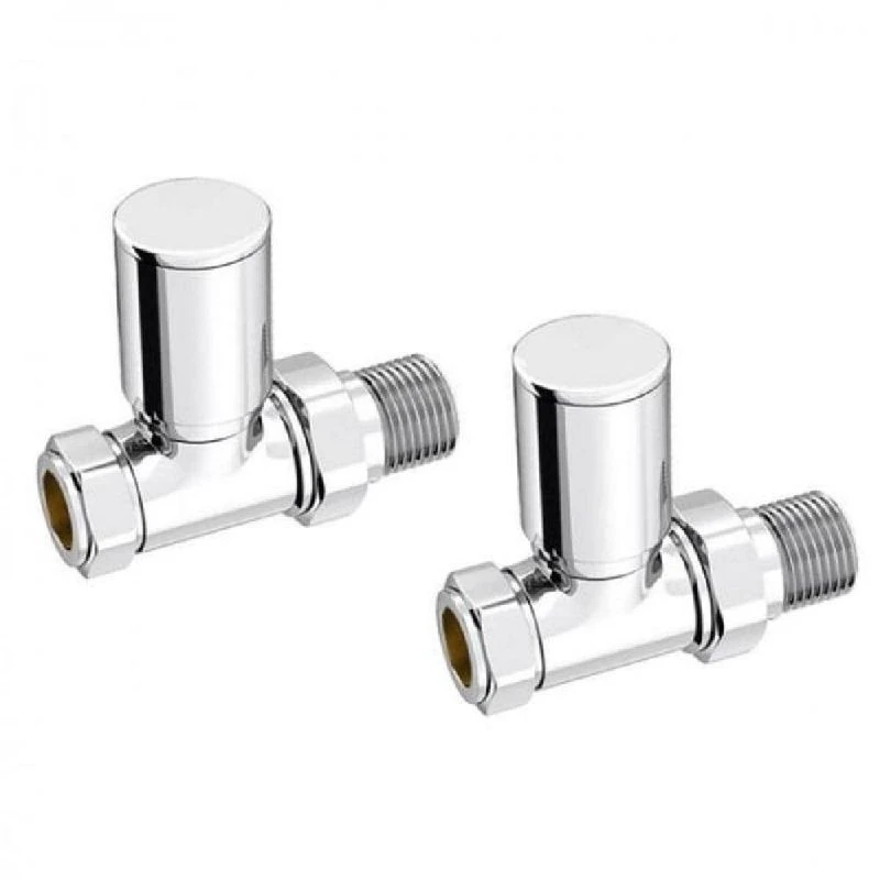 Inta Modern Straight Chrome Radiator Valve 3 Inta Modern Straight Chrome Radiator Valve