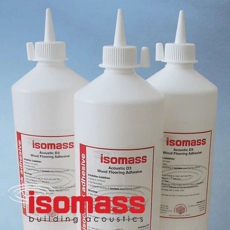 Isomass Isocheck Acoustic D3 Wood Flooring Adhesive - 1 Litre 4 Isomass Isocheck Acoustic D3 Wood Flooring Adhesive - 1 Litre - Image 2