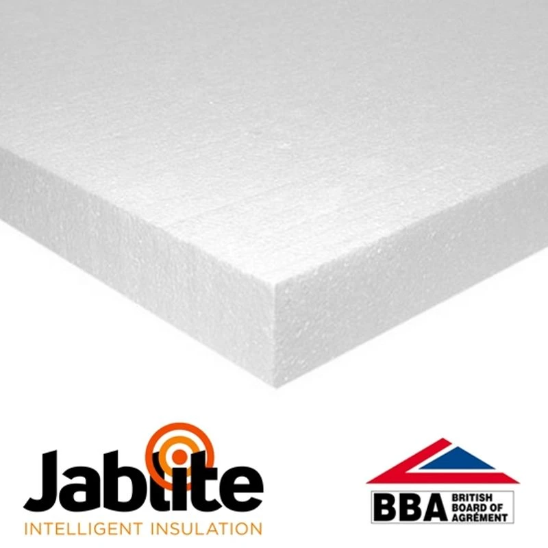 Jablite Jabfloor EPS100 Polystyrene EPS Insulation Board 2.4m X 1.2m X 25mm 69.12m2 Pack 5 Jablite Jabfloor EPS100 Polystyrene EPS Insulation Board 2.4m X 1.2m X 25mm 69.12m2 Pack - Image 3