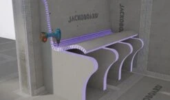 JACKOBOARD Flexo Creative Board Vertical Slits 2600 X 600 X 50mm -Insulation Superstore Sales jackoboard flexo bench installation xdqjddh6rn