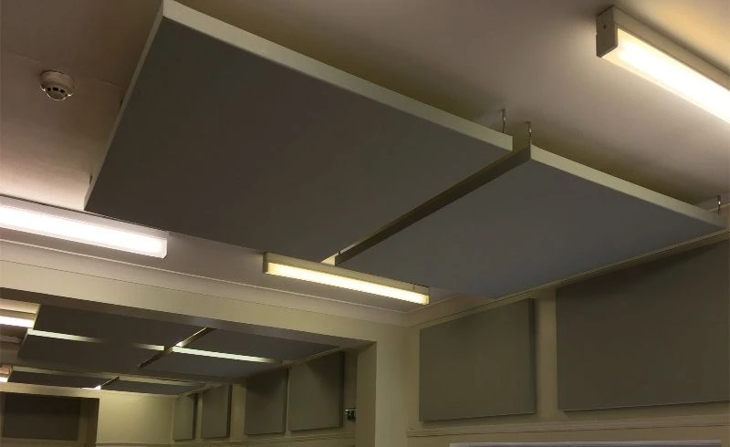 JCW Acoustic Horizontal Ceiling Baffle - 600 X 600 X 40mm 4 JCW Acoustic Horizontal Ceiling Baffle - 600 X 600 X 40mm - Image 2