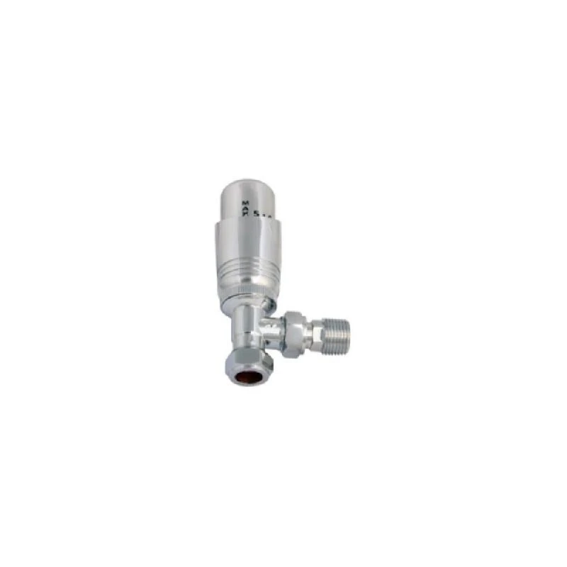 Twin Pack Of Callisto Angled Thermostatic Radiator Valve - 15mm 3 Twin Pack Of Callisto Angled Thermostatic Radiator Valve - 15mm