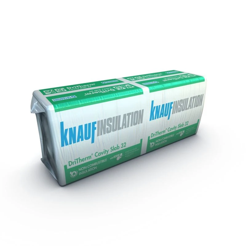 Knauf DriTherm 32 100mm Cavity Wall Insulation Slab - 3.28m2 Pack 4 Knauf DriTherm 32 100mm Cavity Wall Insulation Slab - 3.28m2 Pack - Image 2