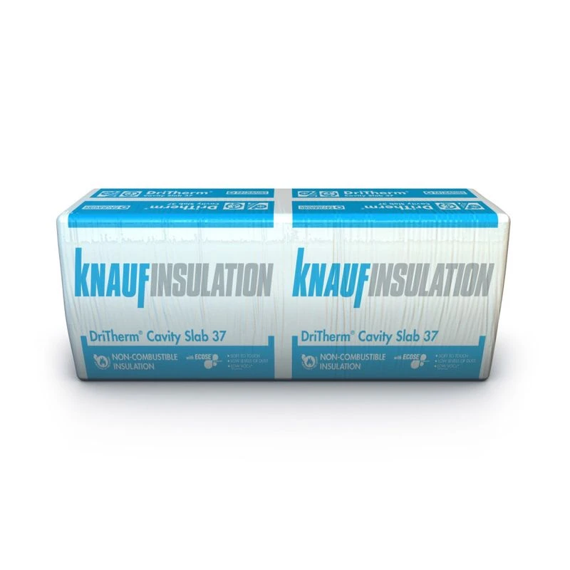 Knauf DriTherm 37 50mm Cavity Wall Insulation Slab - 6.55m2 Pack 4 Knauf DriTherm 37 50mm Cavity Wall Insulation Slab - 6.55m2 Pack - Image 2