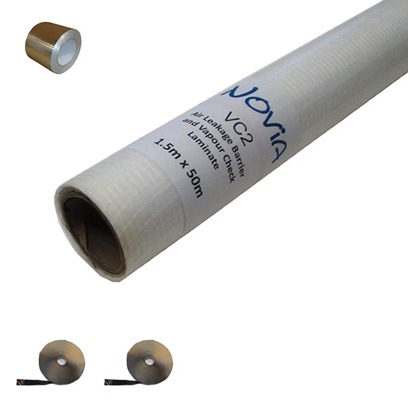 Novia VC2 Air & Vapour Control Layer Kit & Tapes - 75m2 3 Novia VC2 Air & Vapour Control Layer Kit & Tapes - 75m2