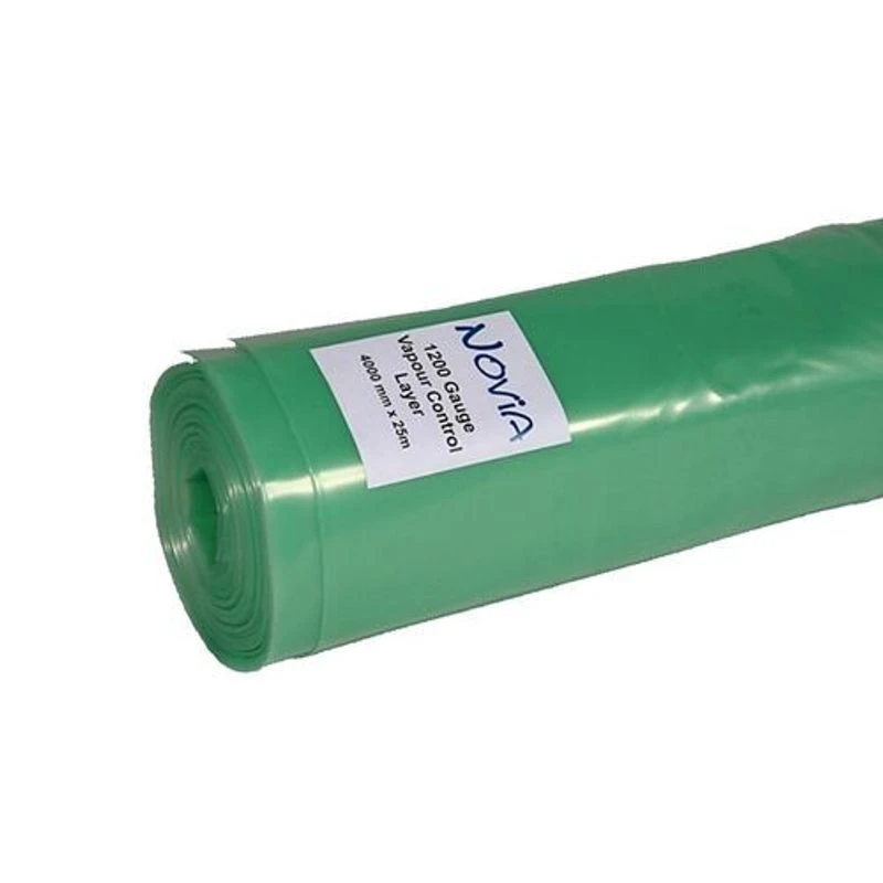 Novia Polythene Vapour Control Layer 1200 Gauge - 4m X 25m Roll 4 Novia Polythene Vapour Control Layer 1200 Gauge - 4m X 25m Roll - Image 2