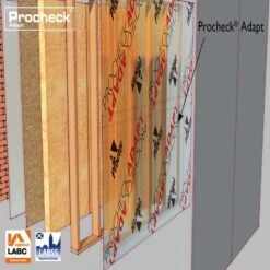 A Proctor Group Procheck Adapt High Performance Variable Permeability VCL - 50m X 1.5m Roll -Insulation Superstore Sales procheck adapt image