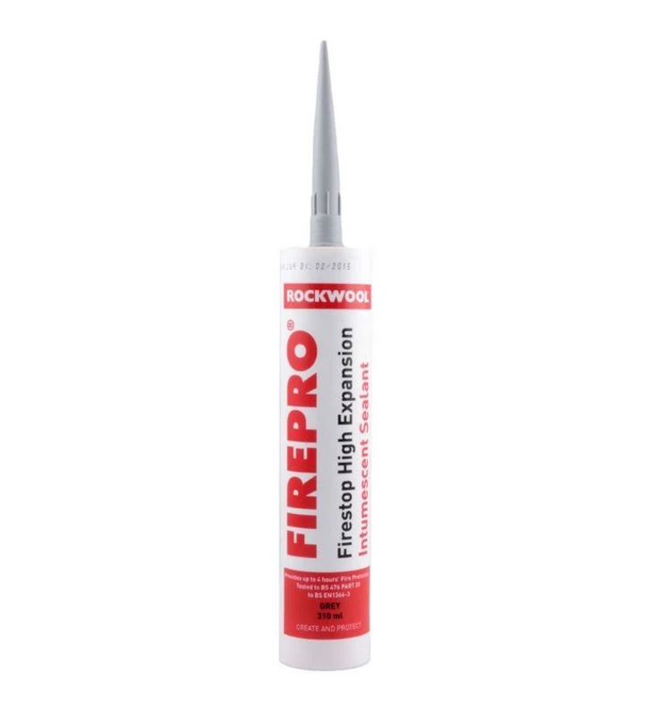 ROCKWOOL High Expansion Intumescent Sealant 310ml (box Of 25) 3 ROCKWOOL High Expansion Intumescent Sealant 310ml (box Of 25)