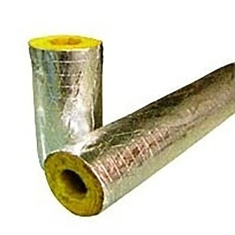 Rockwool Rocklap 50mm X 1m Foil Faced Pipe Insulation 3 Rockwool Rocklap 50mm X 1m Foil Faced Pipe Insulation