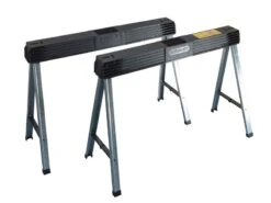 Stanley Folding Metal Leg Sawhorses - Twin Pack 10 Stanley Folding Metal Leg Sawhorses - Twin Pack -Insulation Superstore Sales stanley metal sawhorse angle