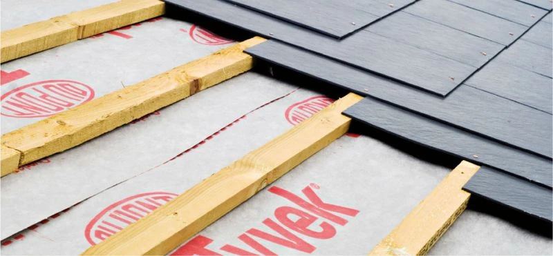 DuPont Tyvek Supro Breather Membrane Felt Underlay Roll - 50m X 1.5m 6 DuPont Tyvek Supro Breather Membrane Felt Underlay Roll - 50m X 1.5m - Image 4