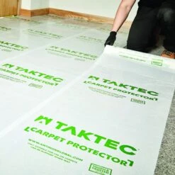 Taktec C600 White Premium Carpet Protector - 60m2 Coverage 8 Taktec C600 White Premium Carpet Protector - 60m2 Coverage -Insulation Superstore Sales taktec c600 white premium carpet protector 60m2 coverage floor