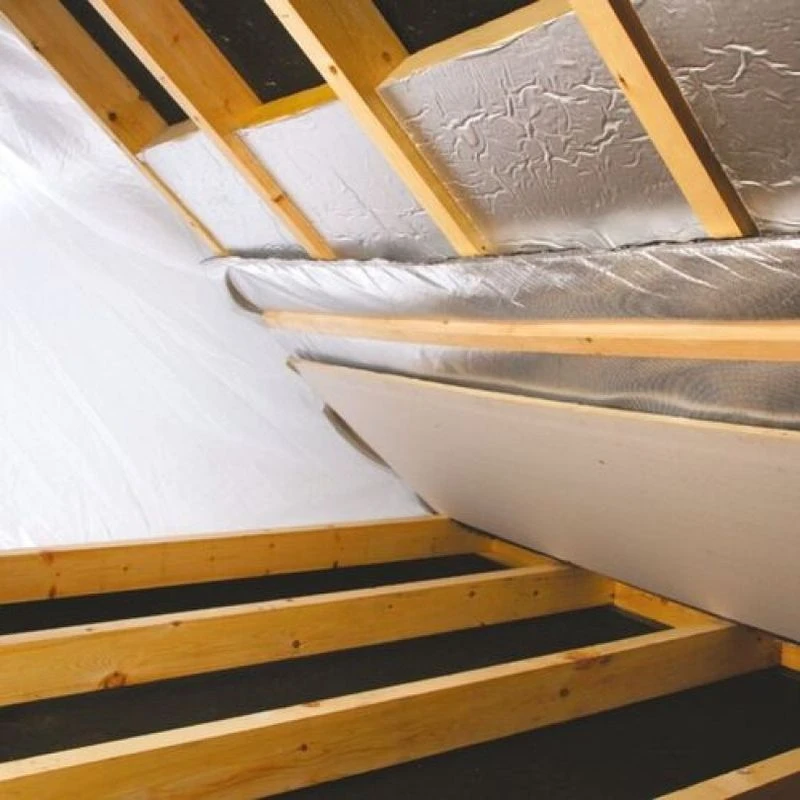 TLX Silver Thinsulex Multifoil Roofing Insulation Vapour Barrier - 1.2m X 10m Roll 7 TLX Silver Thinsulex Multifoil Roofing Insulation Vapour Barrier - 1.2m X 10m Roll - Image 5