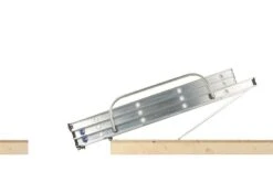 Werner BS EN 14975 3 Section Aluminium Loft Ladder With Handrail 8 Werner BS EN 14975 3 Section Aluminium Loft Ladder With Handrail -Insulation Superstore Sales werner 3 section loft ladder with handrail bs en 14975 78849
