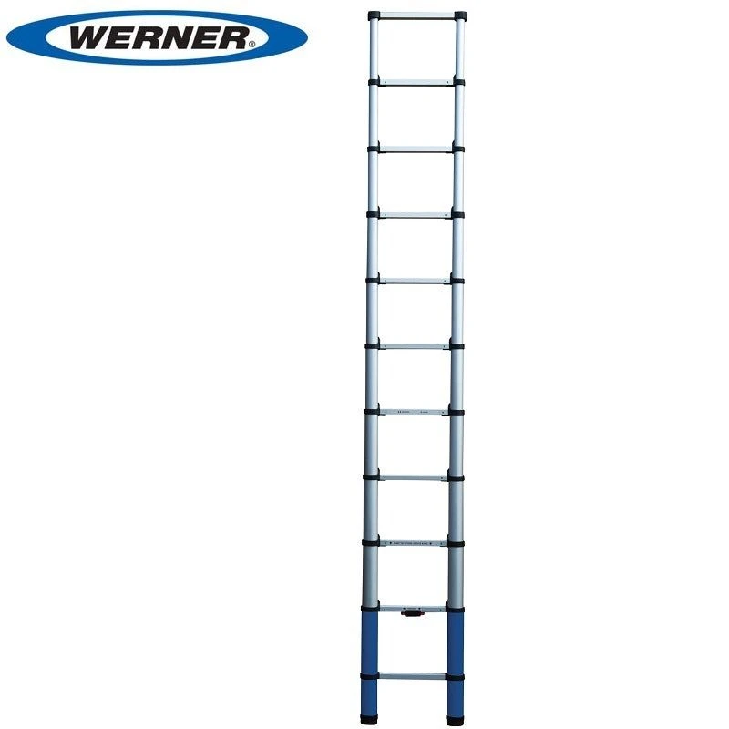 Werner 3.2m Telescopic Extension Ladder - EN131 3 Werner 3.2m Telescopic Extension Ladder - EN131