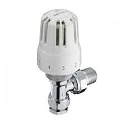 Pegler Yorkshire Belmont Vertical Thermostatic Radiator Valve And Body - 15mm X 1/2inch