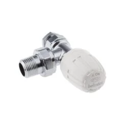 Pegler Yorkshire Belmont Chrome Wheelhead Angled Valve Pattern For Copper & Iron