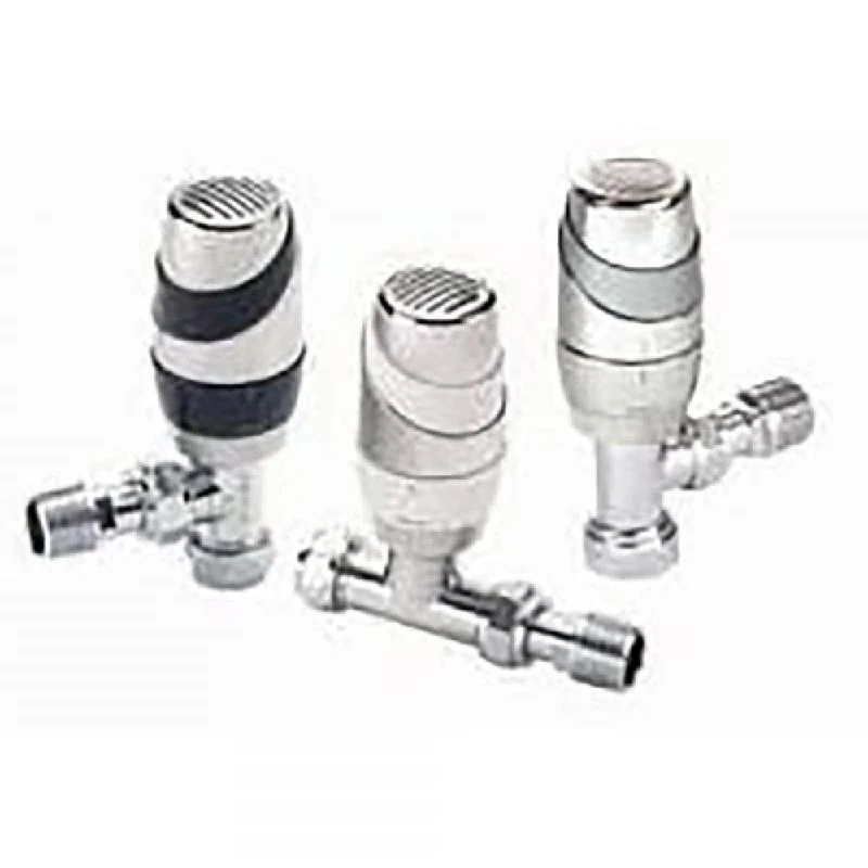 Pegler Yorkshire Decorative Straight Thermostatic Radiator Valve And Lockshield Pack 3 Pegler Yorkshire Decorative Straight Thermostatic Radiator Valve And Lockshield Pack