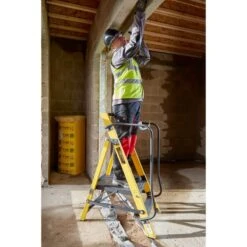 Youngman 2 Tread Megastep Ladder With Handrails - EN 131 13 Youngman 2 Tread Megastep Ladder With Handrails - EN 131 -Insulation Superstore Sales youngman megastep action